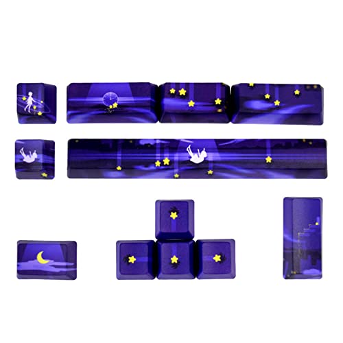 Teclas de estrella para teclados de gaming: perfil OEM con barra de espacio 6.25U