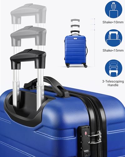 Image of Suitour Luggage Sets 2 Piece with Spinner Wheels,Hard Shell 20 Carry on Suitcase and 28 inch Luggage with Spinner Wheels Suitcase Set with TSA Lock(20in /28in)