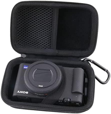 WAIYUCN Hard EVA Carrying Case For Sony ZV-1/ ZV-1F/ ZV-1 II Digital Camera Case (Small), Black