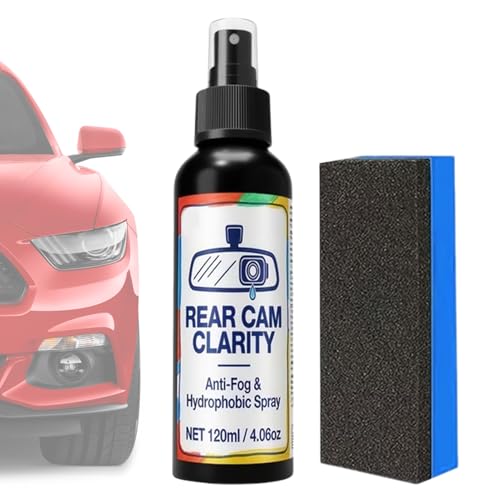 Antivaho para parabrisas de coche, 120 ml, spray de limpieza para cristales de vehículos, para automóviles, motocicletas, vehículos, camiones, ventanas, espejos retrovisores, interiores y exteriores