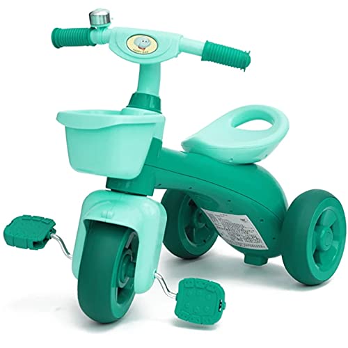 Toddler Tricycles Trike & Children Blance Bike for 2-6 Years Old Boys Girls Outdoor Riding Toys Birthday Gift for Kids,Green
