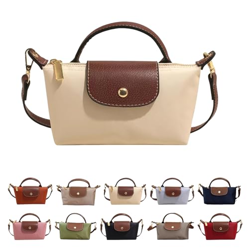 Mini Crossbody Bag for Women - Adjustable Strap Shoulder Purse, Small Spacious Tote with Zipper Pockets for Phone Wallet Keys