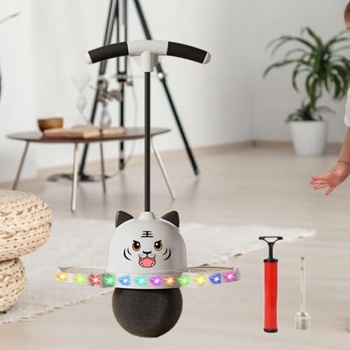 rockible Bola de Pogo com Alça Jump Board Bola Quicando Brinquedo de Salto em Altura para Treinament