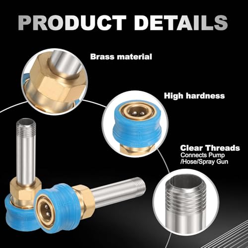 Adaptateur laiton nettoyeur haute pression robuste longue duree
