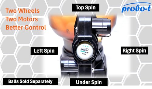 Image of probo-t Sports Ami Table Tennis Robot 1804 with Oscillation, 110-120 Balls Capacity, Multiple Spin Options