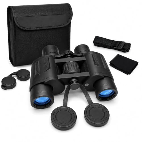 Image of Telescope HD Vision Binoculars 10000M High Power for Outdoor Travel Stargazing Concerts Sports Optical Vision Binocular Fixed Zoom (New 8 X 40)
