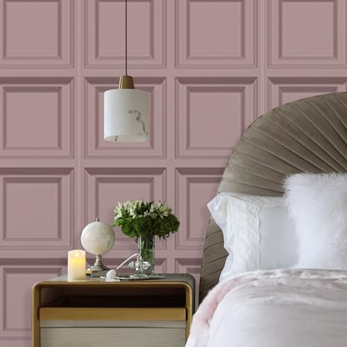 Papel De Revestimiento for Paredes,Rollo De Papel De Pared,Papel Tapiz De Tartán En Relieve Gris Efecto 3D Paneles De Madera Retro Rollo De Papel Tapiz Característica De La Pared Hogar Madera Sintétic