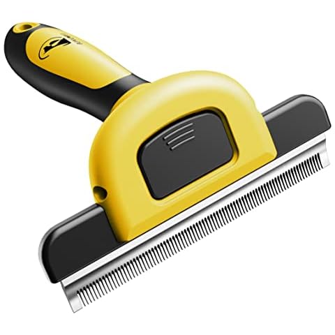 Bonve Pet Deshedding Tool, Pet Grooming Brush for Dogs and Cats, Dog Brush for Shedding Cat Hair Brush Effectively Reduces Shedding by Up to 95% for Short Medium and Long Pet Hair Cover