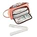 Produktbild Federmäppchen, Robust, Groß, für Schule, Büro, Kinder, Erwachsene, mit 1 30 cm Faltbarem Lineal, Rosa
