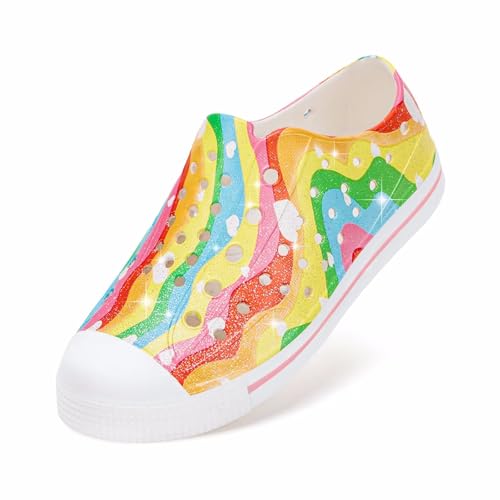Image of FUNCOO PLUS Toddler Sandals for Boys Girls Kids Summer Quick Dry Sneakers Pool Beach Swim Water Shoes for Children