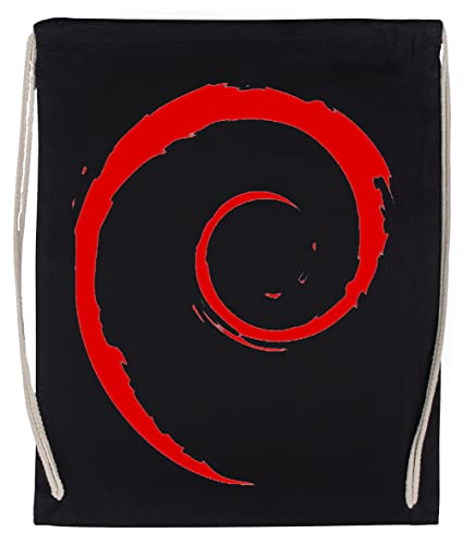 Wigoro Debian Último Gimnasio Viajar Bolso Con Cordón Negro Gym Travel Bag