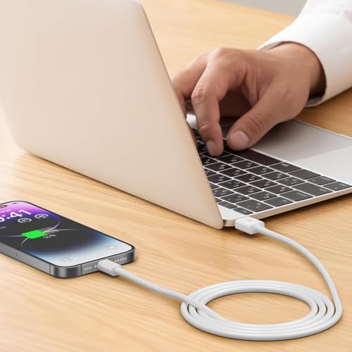 Image of USB to Lightning-Cable [MFi Certified + 6 Month Warranty] Superfast Charger Cable Compatible with iPhone 14 /13 /12 /11 /X /XS /XR /8 /Plus, iPad mini /Pro /Max