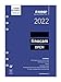 Finocam - Ricambio annuale 2022 vista settimanale verticale, da gennaio 2022 a dicembre 2022 (12 mesi) 1000 - 155 x 215 mm Open Portoghese