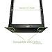 NavePoint 25U 2 Post Open Frame Server Rack for 19 Inch Equipment, AV, Networking, Data & IT Devices, 2-Post Rack 25U 881lbs Weight Capacity, Black