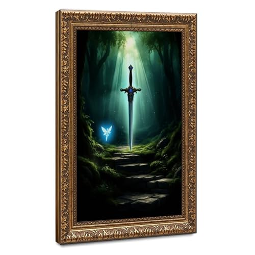 Poster sur toile Forgotten Sword pour une ambiance chambre vintage chic