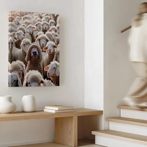 Affiches de chiens imposteurs pour salon rustique et moderne - 3