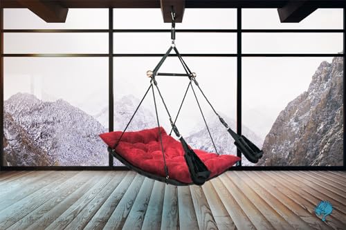 Balançoire sexuelle PRIVATE EUPHORIA® bordeaux en tissu tout confort