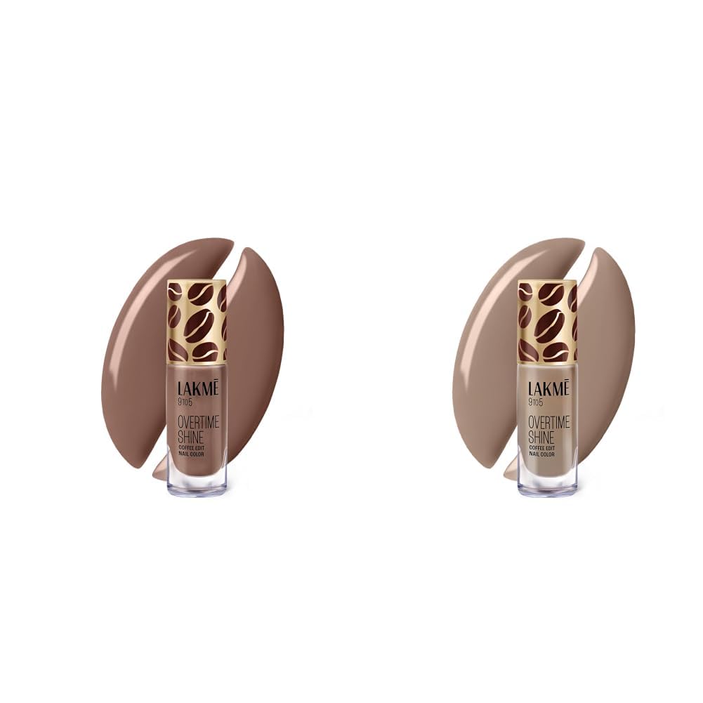 Lakme 9 to 5 Overtime Shine Nail Polish - Coffee Edit-09 Cold Brew 6ml Lakme 9 to 5 Overtime Shine Nail Polish - Coffee Edit- 04 Mocha Mist 6ml-image-48