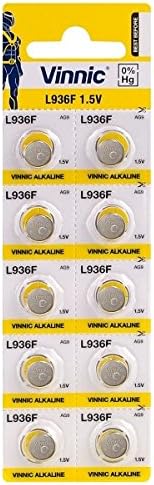 Vinnic AG9 L936F Alkaline 1.5 V Batteries Pack of 50