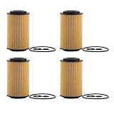 4X Engine Car Oil Filter W204 C-Class W212 E-Class Compatible With Mercedes-Benz OM651 A6511800109