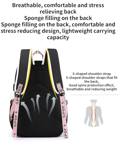 Kiobrvhe Cartoon Capybara Lightweight Waterproof Backpack for Women - Cute Aesthetic Daypack (Style B)4