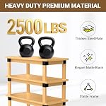 Heavy Duty Workbench Bracket Kit - 8 Pcs Steel 3-Way Right Angle Corner Brackets for DIY Custom Workbench,Garage Shelves, Work Table, Fits 2x4 (Actual 1.5"x3.5") Wood