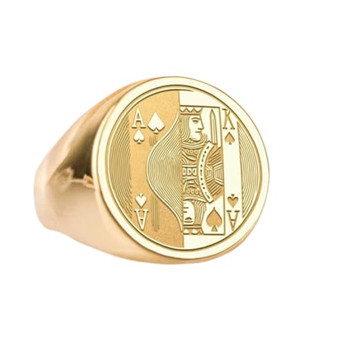 Bague As et Roi en argent, le cadeau idéal pour célébrer un triomphe
