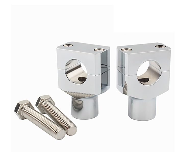 Clip montage en aluminium pour rehausseur de guidon moto robuste