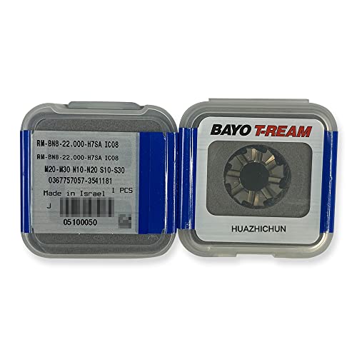 HUAZHICHUN RM- BN8-22,000-H7SA IC08 Face Milling Cutter Head 90 Deg Right Angle Face Mill CNC Carbide Insert Blade