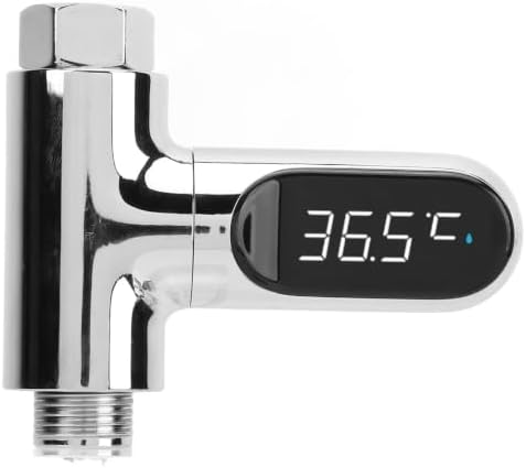Shower Thermometer, LED Digital Water Temperature Monitor 0-100℃ ...