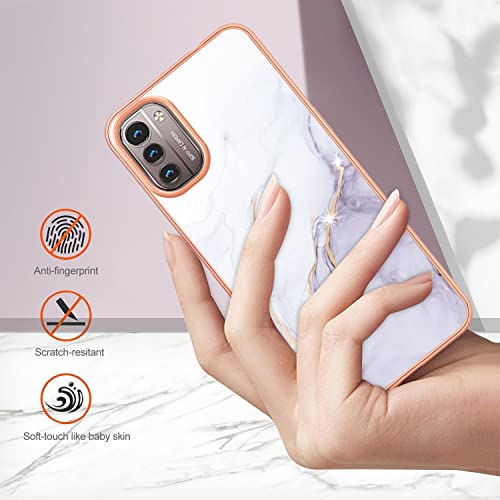 Coque Nokia G11 anti-chocs blanche König Design étui protection