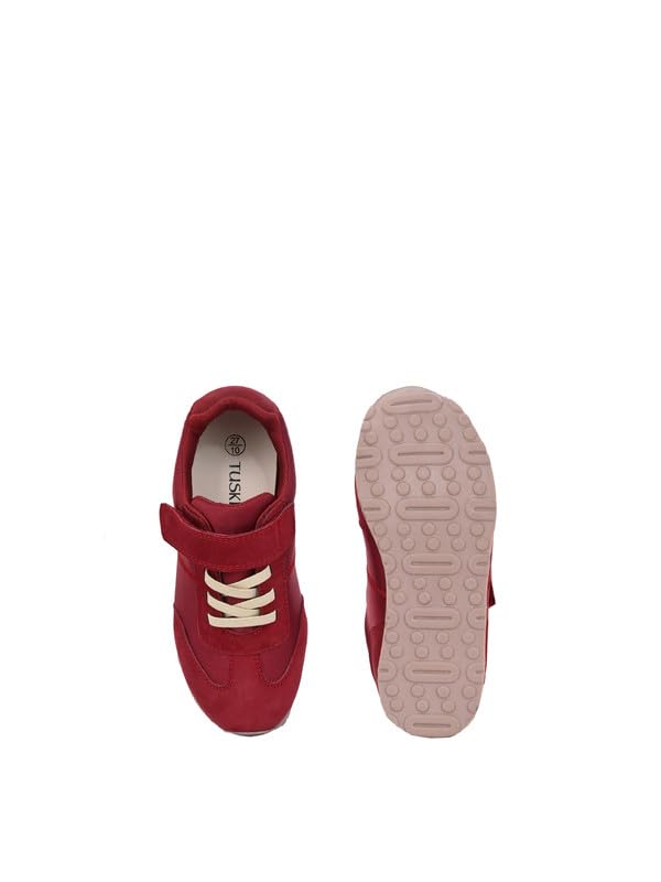 Image of Tuskey Velcro Jogger Shoes for Kids Anti Skid Velcro Closure Sports Shoes for Boys and Girls