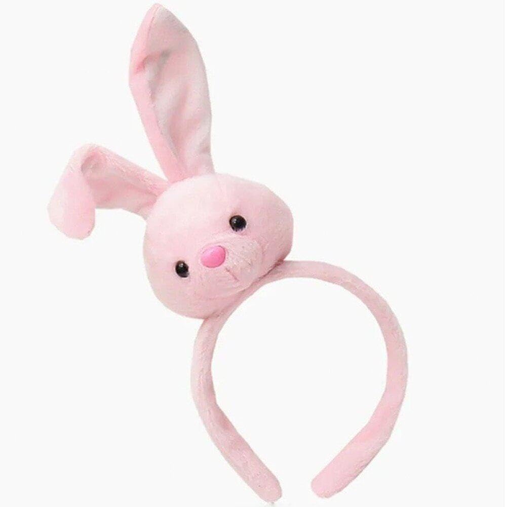 Easter Rabbit ​hairband Cute Plush Headband Sweet Bunny Head Hair Hoop Cosplay Headband Fancy Dress Up Accessories