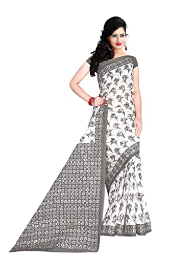 Image of TAMAIRA FASHION Mulmul Pure Cotton Saree For Woman Floral Batik Printed|Office Wear Daily Wear Sarees For Women Without Blouse Piece(Available in 18 Colours)