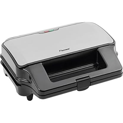 Bestron Antihaftbeschichteter 3-in-1 Sandwich-Kontaktgrill, 900 W, Schwarz, 29,5 x 20 cm – Bild 5