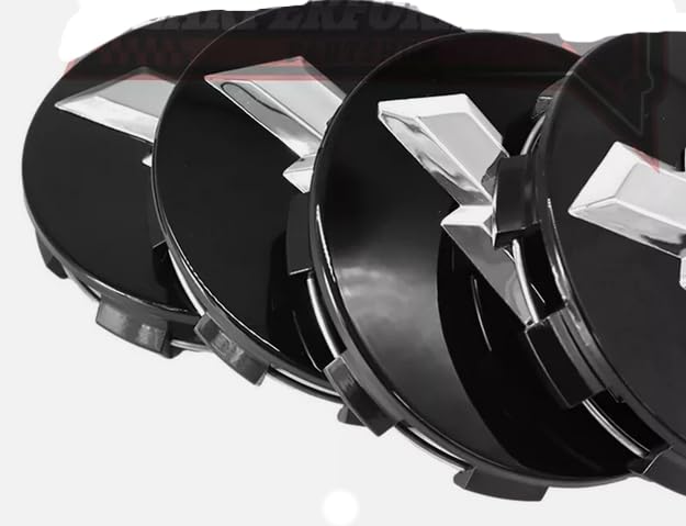 4X Black Wheel Hub Cap Center Cap 88963143 9596403 for Avalanche Colorado Silverado Suburban Tahoe Set