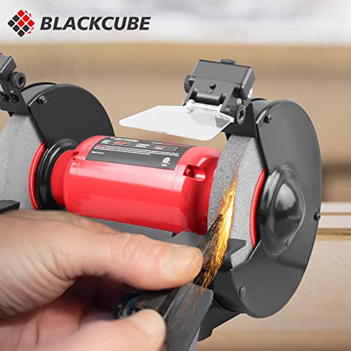 Blackcube 4.8Amp 8-Inch Bench Grinder With Water Cooling Tray & Led Work Lights, Dual Grinding Wheels Multifunction Table Grinders Ideal For Various Grinding Projects #TOP7