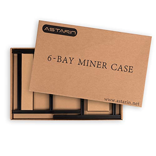 6 Gpu Mining Case Rig Aluminum Stackable Preassembled Open Air Frame For Ethereum(Eth)/Etc/Zcash/Monero/Btc Easy Mounting Edition(Just 10 Minutes) #TOP6