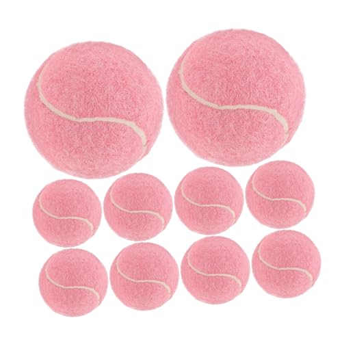 VANZACK 12pcs Durable Training Tennis Balls for Kids Beginner Practice Tennis Practice Tennis Balls Elastic Ball Tennis Balls for Player