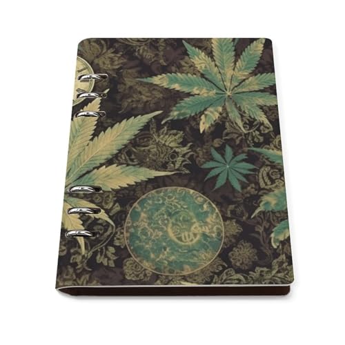 Cuaderno de marihuana A5 para escribir plano y solucionar hojas rotas en diario