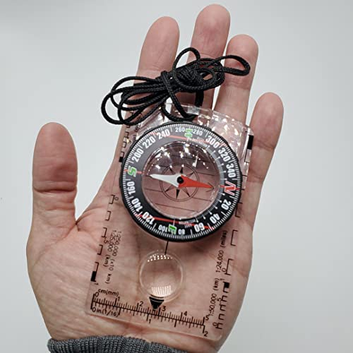 Backpacking Compass With Ferro Rod Fire Starter Kit #TOP5