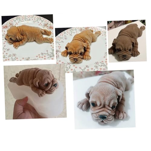 Molde de silicona premium Shar Pei para alta repostería creativa 4