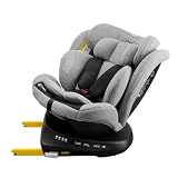 KidsZone Kinderzitje, 9-36 kg, i-size, 40-150 cm, autostoel met Isofix, 360° draaibaar, RWF & FWF, 5-punts riem, in hoogte verstelbaar, traagschuim, autozitje voor baby's en kinderen