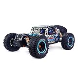 YLPCK Télécommande de voiture 4 WD 1/7 80 km/H ZD Racing DBX-07 2,4 G tout-terrain haute vitesse monster camion cadeau pour adultes et enfants (68 x 38 x 22,5 cm, bleu – Version du kit)