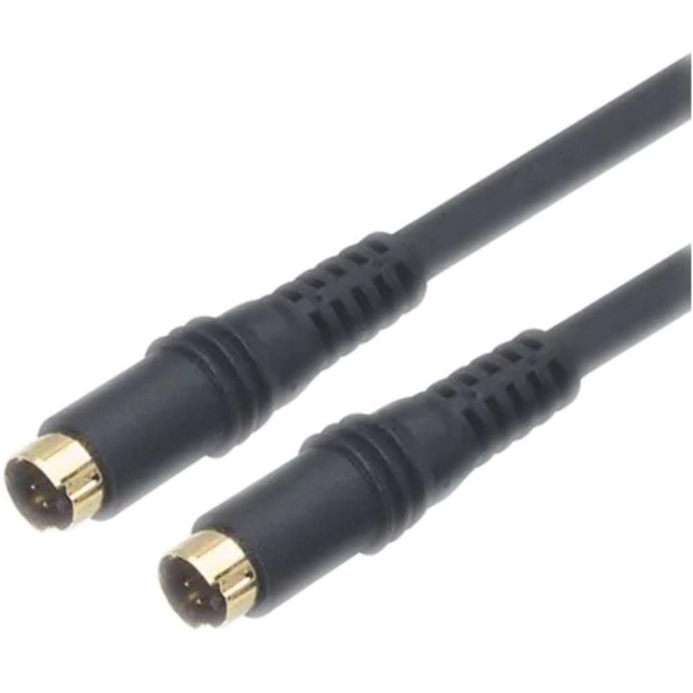 CCD234MM-2 Mini-DIN x2, Cable Assembly, 4 Cond S-Video CBL, 2ft., UL Stds, Factory Bag