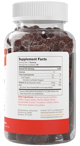 Zahler Iron Gummies with Vitamin C