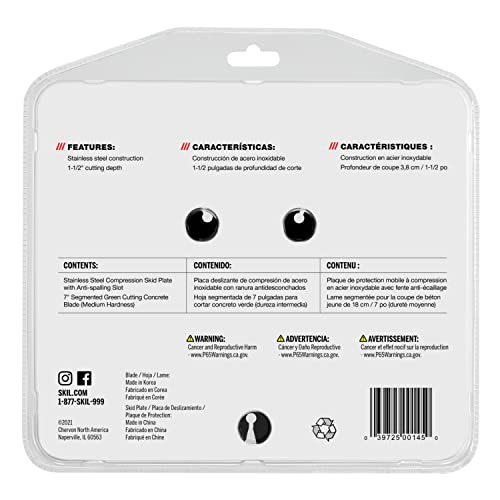 Image of SKIL SPT5008-EA Concrete Saw Green Cut Early Entry Replacement Kit for SKIL Model SPT79A-10