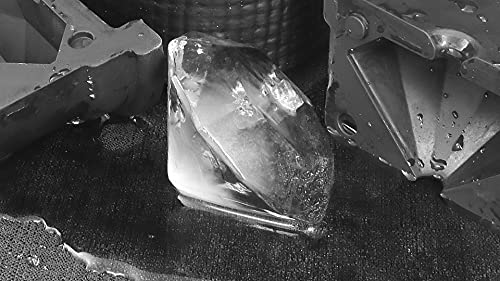 Tuvuoi Crystal Clear Diamond Shape Craft Ice Maker Mold- Choose From 5 Different Shapes. Sphere, Golf Ball, Diamond, Craps Dice, Or Board Game Dice. Whiskey, Bourbon Cocktails. Designed In Usa. #TOP4