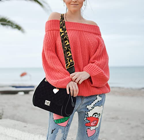 Tracolla per Borsa Regolabile in Tessuto Larga 5cm...