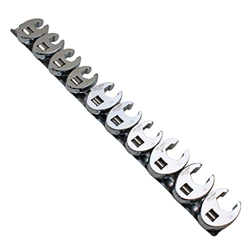 US PRO B2054 10-teiliges Schraubenschlüssel-Set 2054, 0,95 cm (3/8 Zoll)